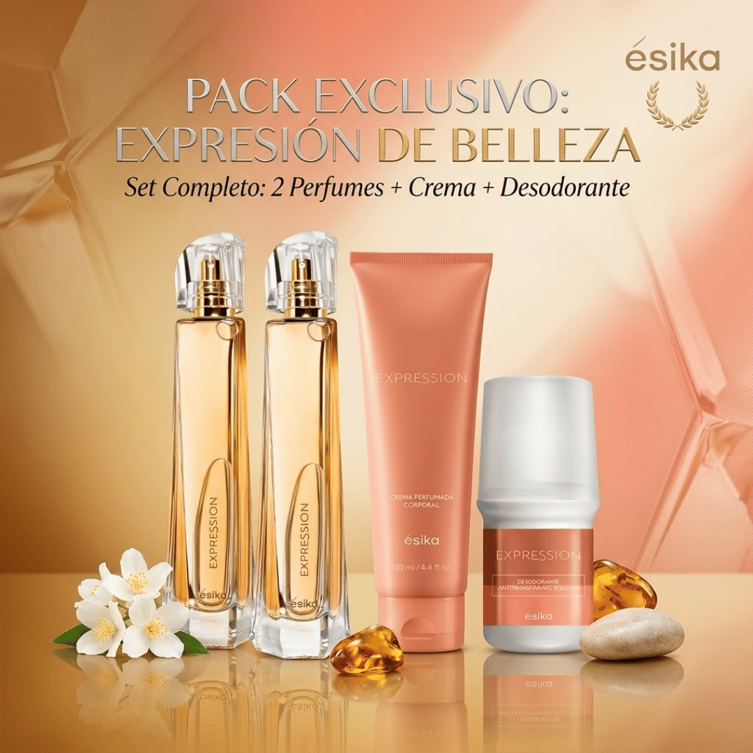 Kit 2 Expression + Crema + Desodorante/Envió Gratis
