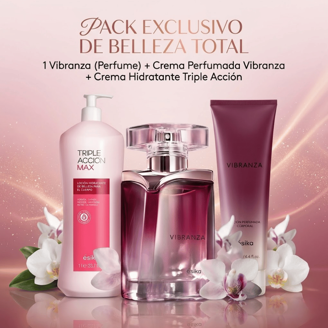 Kit Vibranza + Crema Perfumada Vibranza + Crema Hidratante/Envió Gratis
