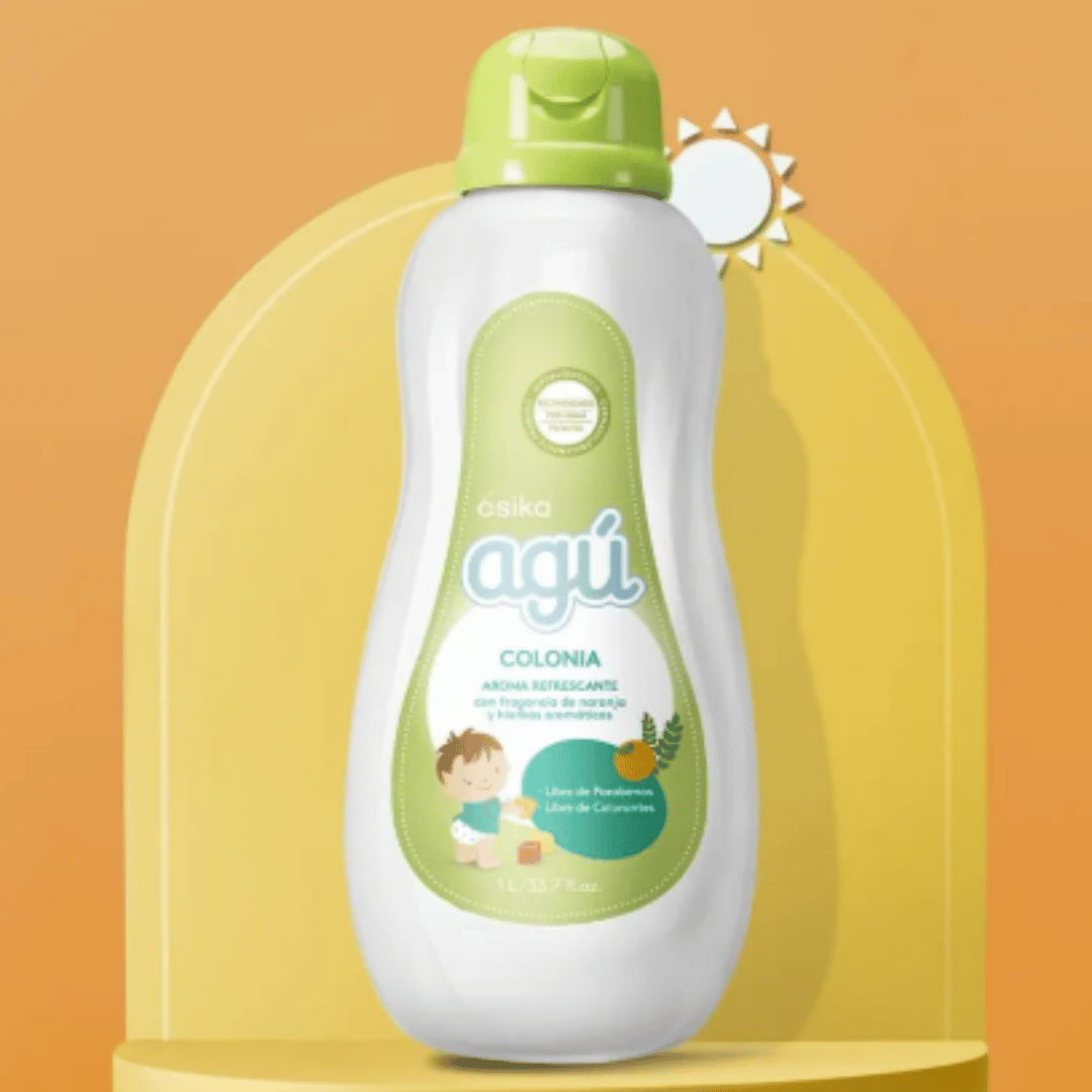 Colonia Agu Fresca Esika 1litro + Desodorante