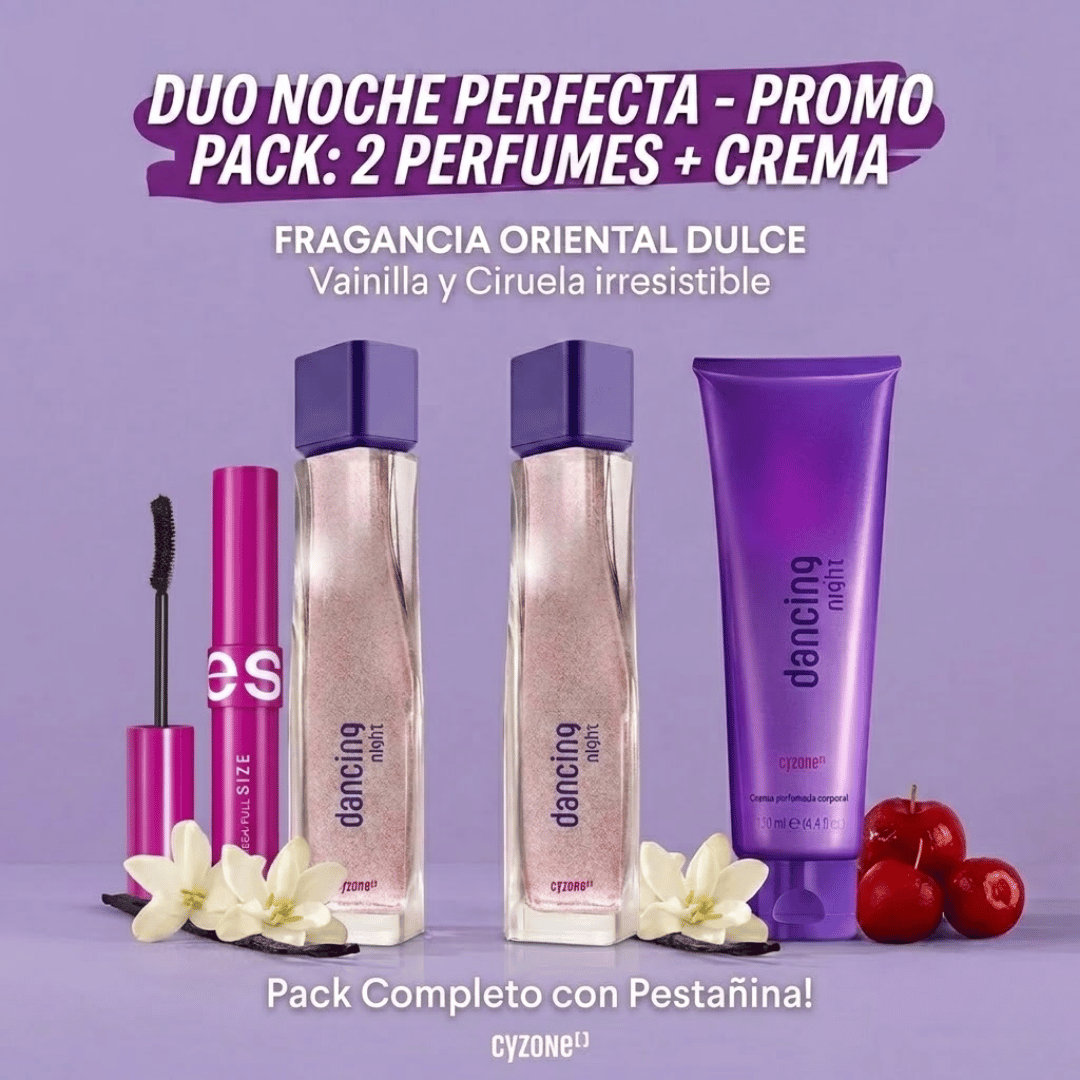 Kit 2 Dancing Night + Crema/Envio Gratis