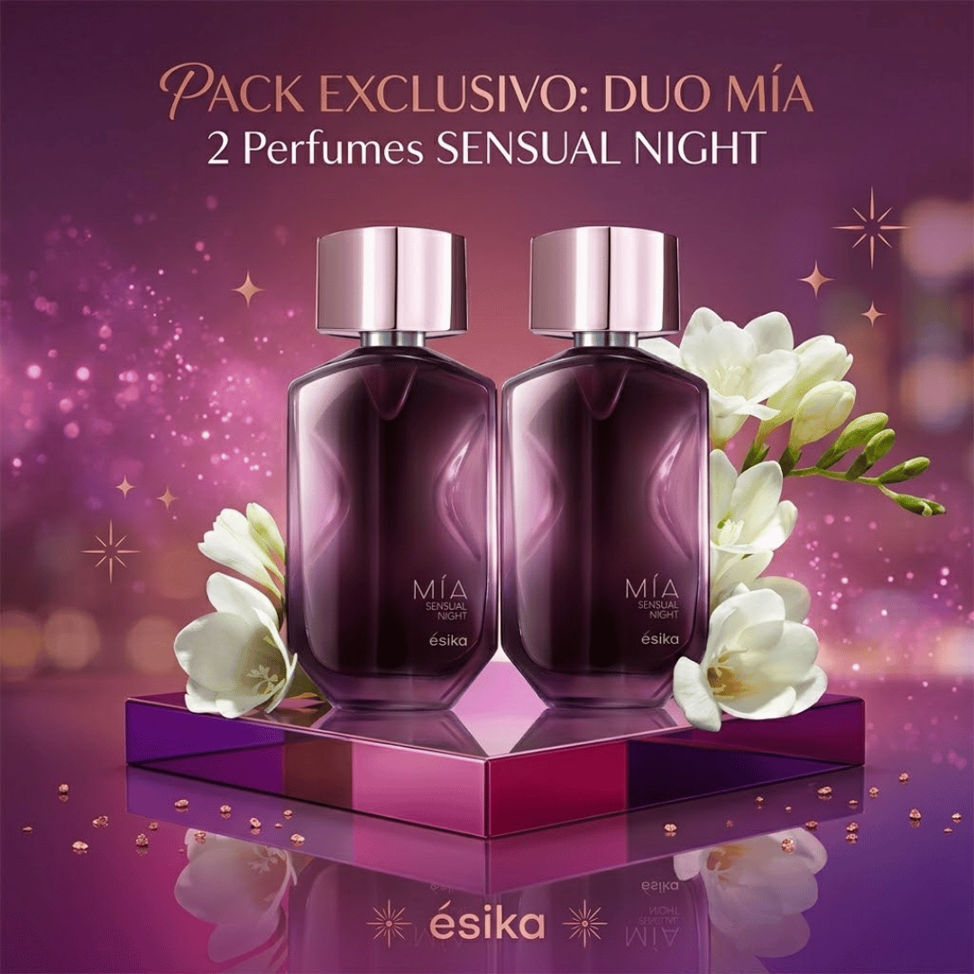 Kit Mia Sensual Night + Mia Clasica + Crema Mia Sensual Night/Envió Gratis