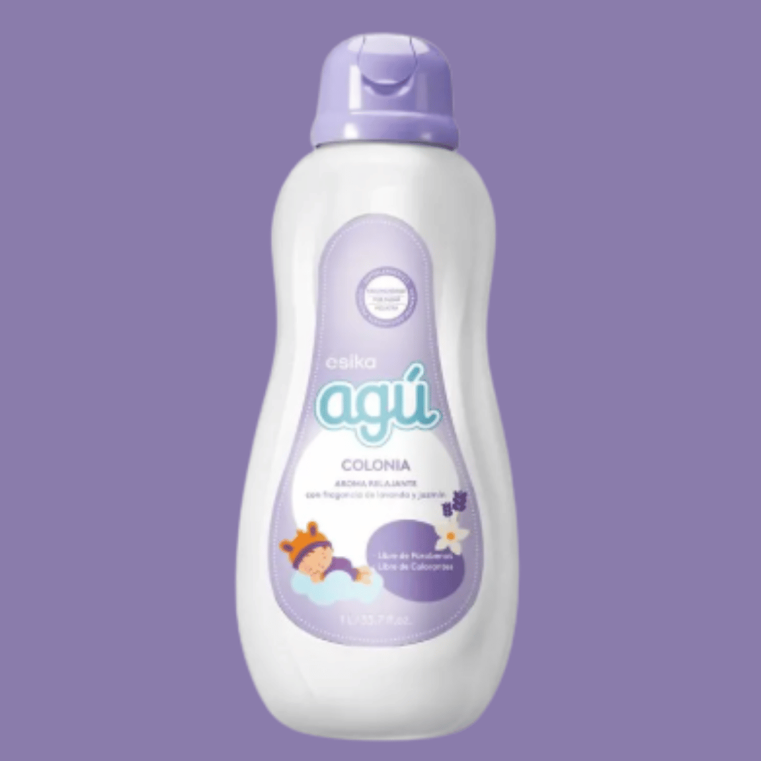 Colonia Agu Lavanda y Jazmín Esika 1litro + Desodorante