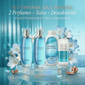 Kit de 2 Fantasía Azul + Talco + Desodorante/Envió Gratis