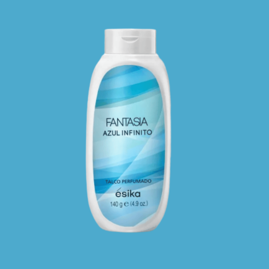 Talco Perfumado Fantasía Azul Esika 140 g