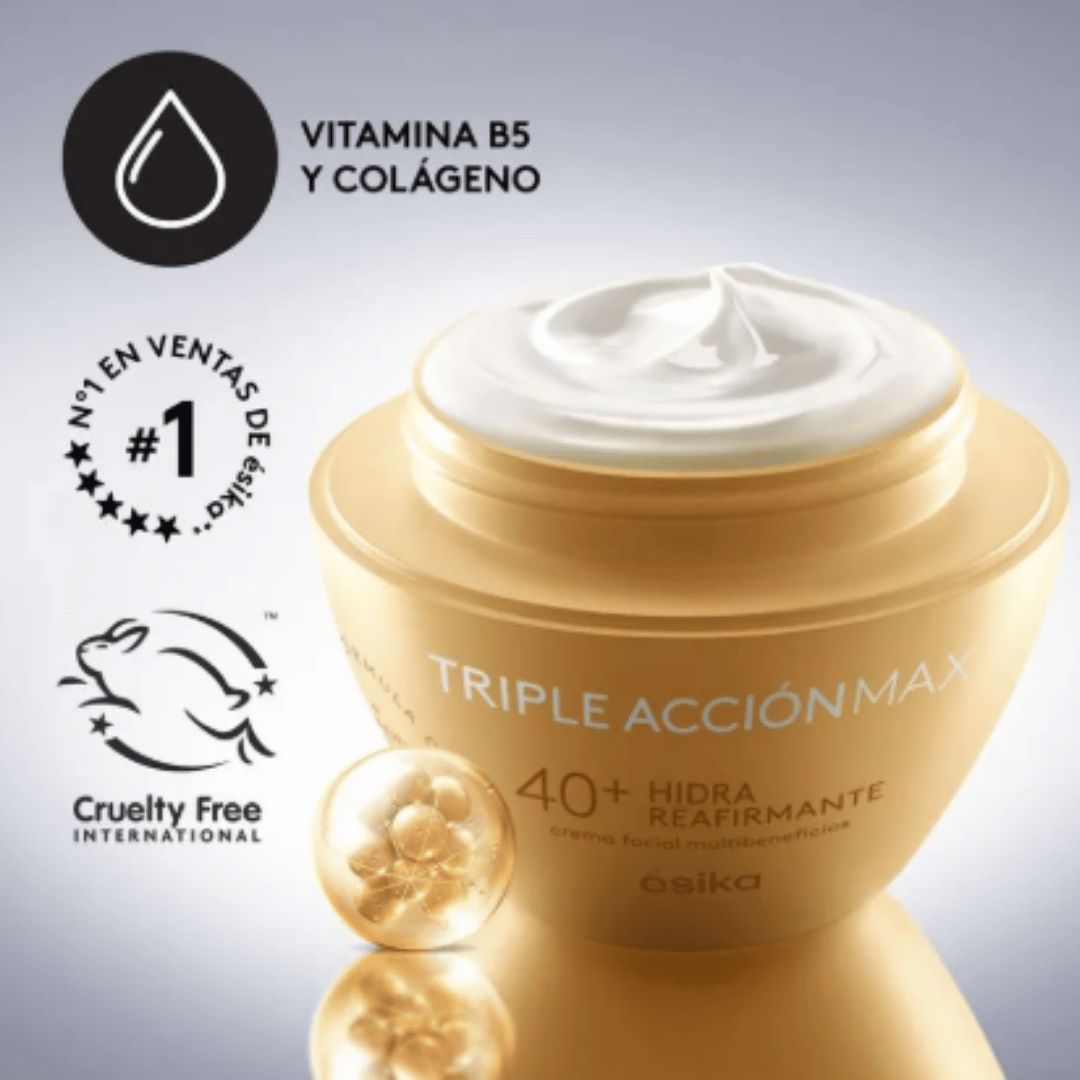 40+Triple Acción Esika 120g Crema facial