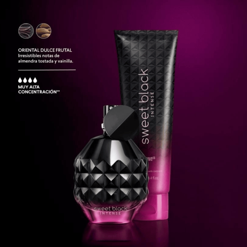 Set Cyzone Sweet Black Intense 50 ml + Crema Corporal + Bolsa de Regalo
