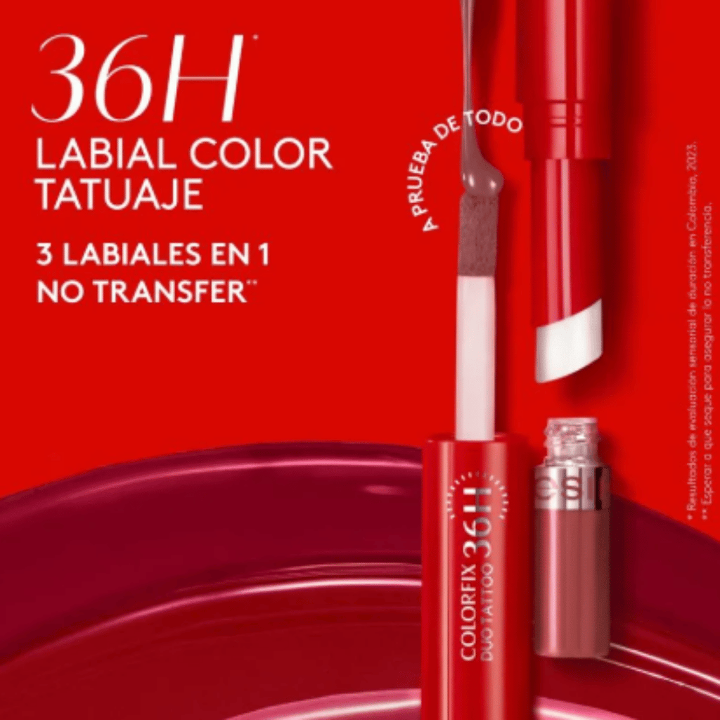 Labial COLORFIX Duo Tattoo Esika 2.6ml