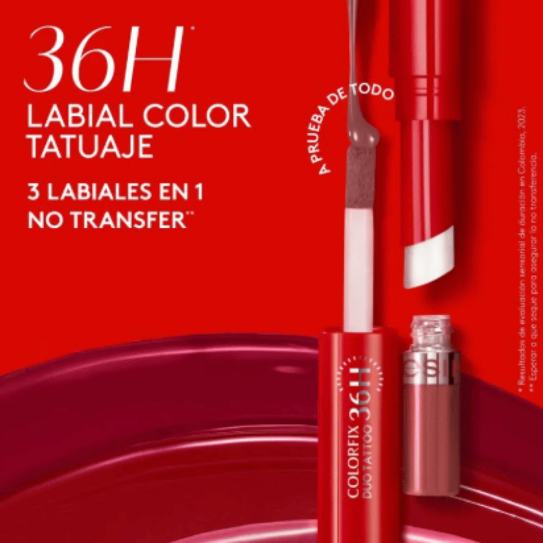 Labial COLORFIX Duo Tattoo Esika 2.6ml