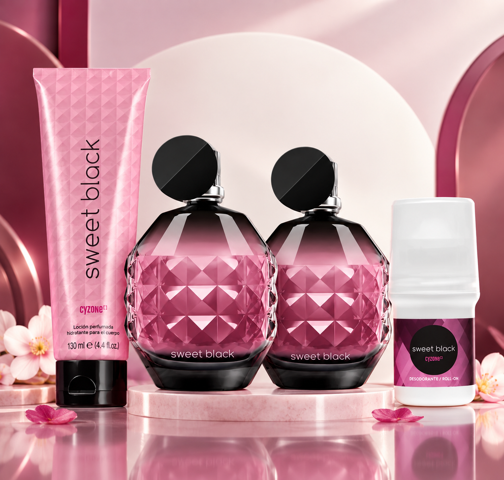 Dúo Sweet Black – Perfume, Crema y Desodorante