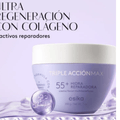 55 +Triple Acción Max Esika 200g Crema facial Hidra