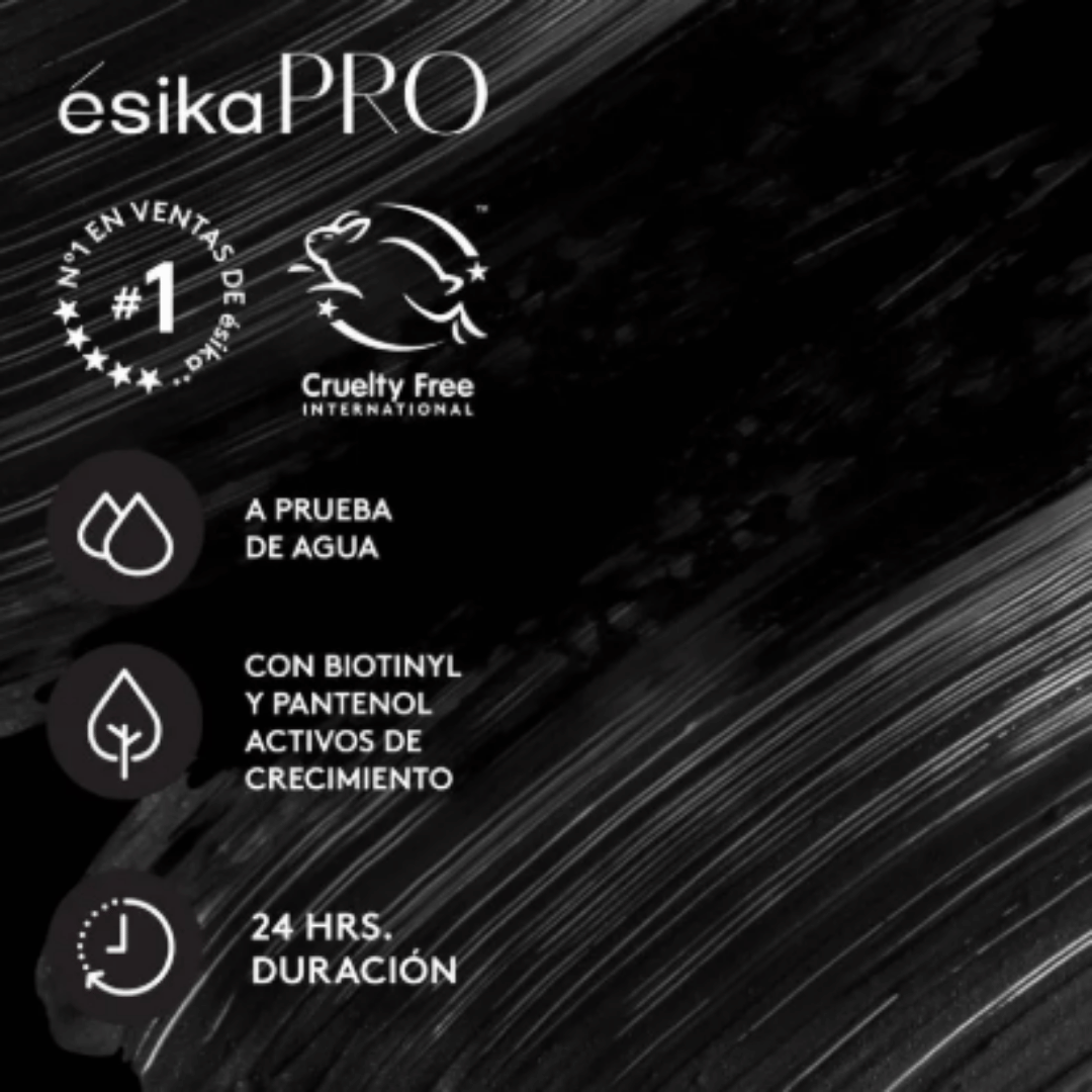 Mega Full Size Máscara de Pestañas a Prueba de Agua Esika 8g