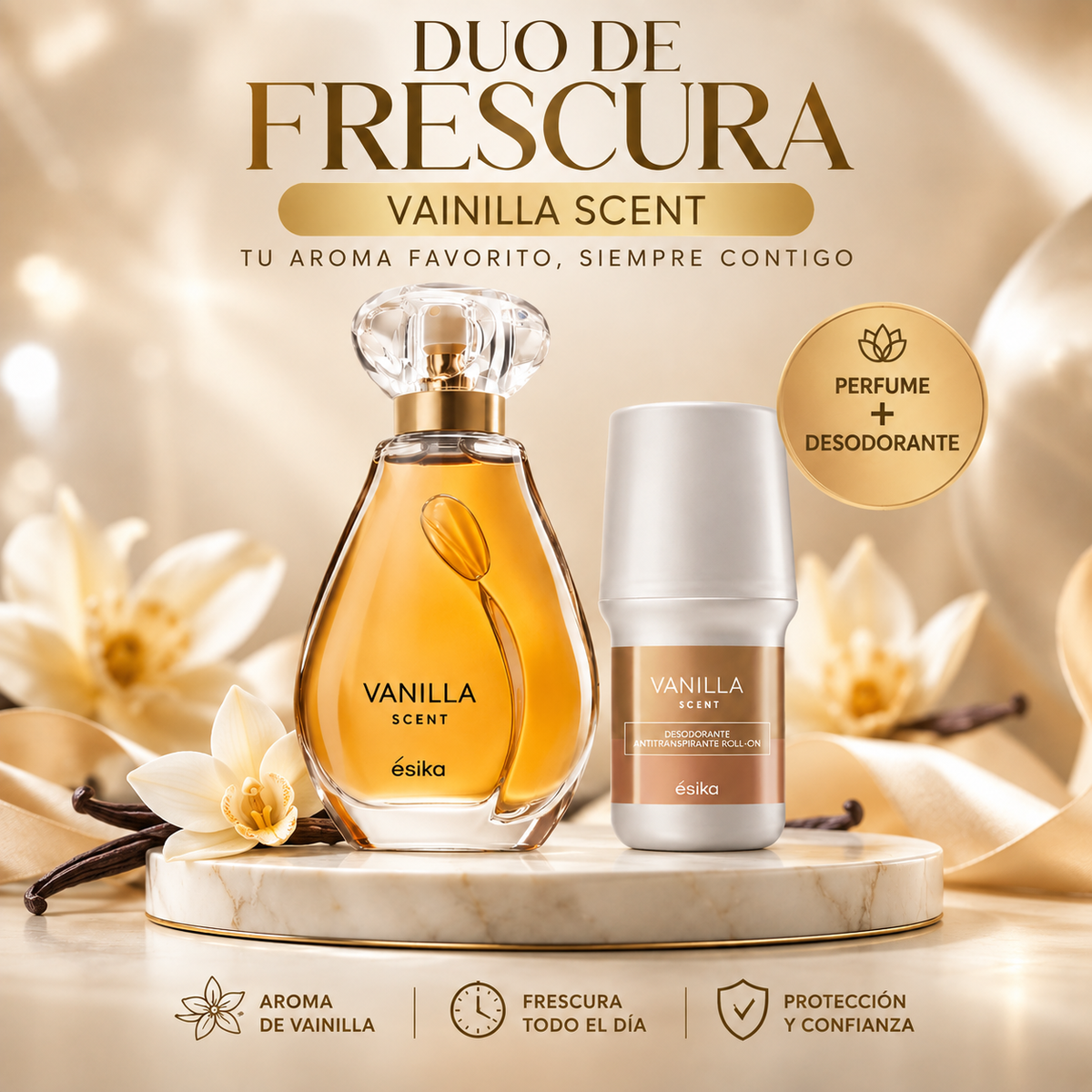 Combo vainilla senc + desodorante vainilla senc