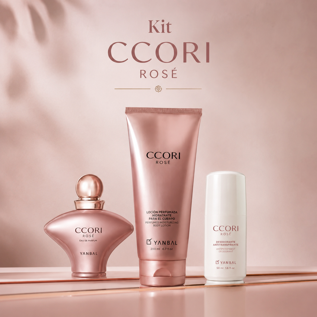 Kit Ccori rose + crema + desodorante