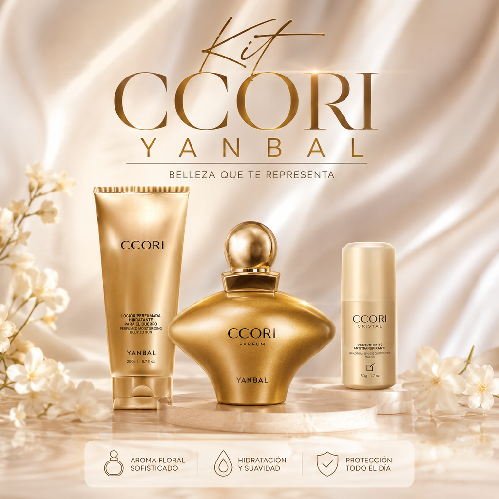 Ccori + crema perfumada + desodorante