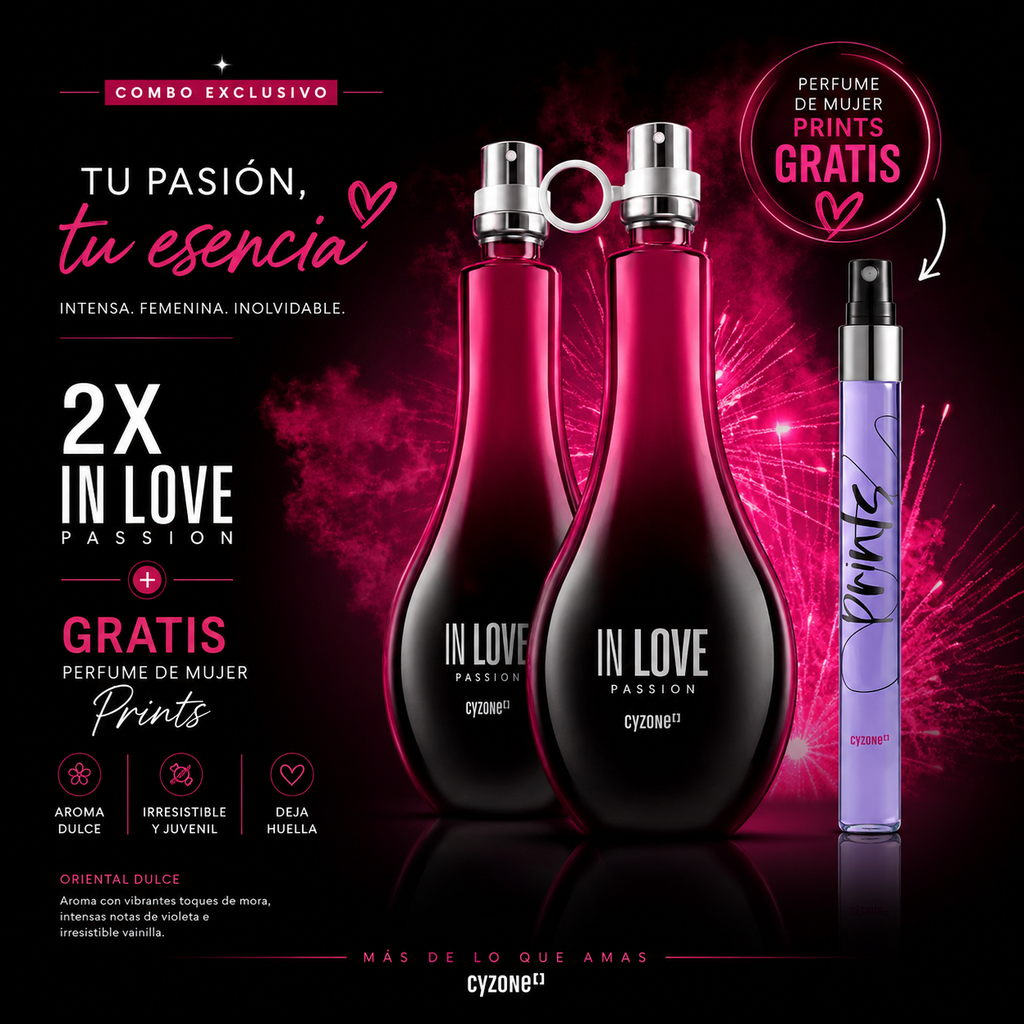 2 x In love passion Cyzone + Regalo