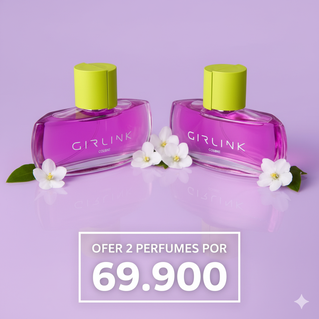 Dúo Perfume Femenino Cyzone Girlink – 2 Fragancias 50ml